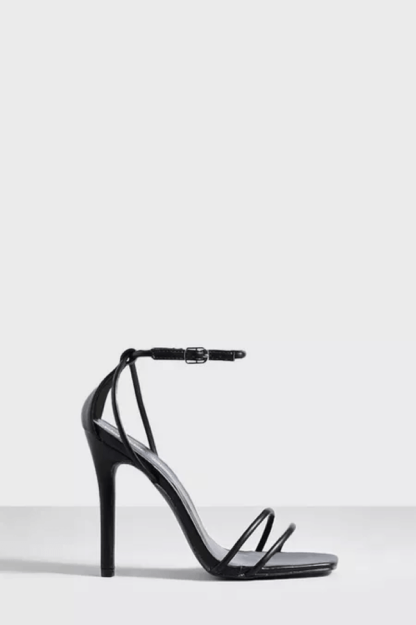 POF LUXURY FASHION WEARS - Boohoo - DOUBLE STRAP 2 PART SANDAL