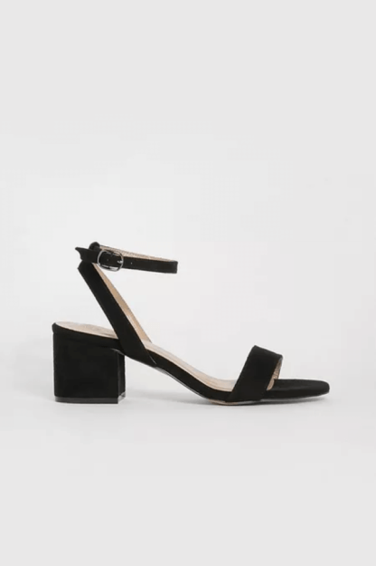 POF LUXURY FASHION WEARS - Boohoo - WIDE FIT LOW BLOCK BARELY THERE HEELS