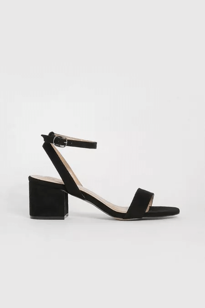 POF LUXURY FASHION WEARS - Boohoo - WIDE FIT LOW BLOCK BARELY THERE HEELS