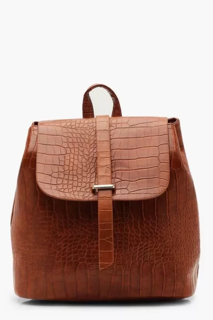 POF LUXURY FASHION WEARS - CROC TAB BACKPACK