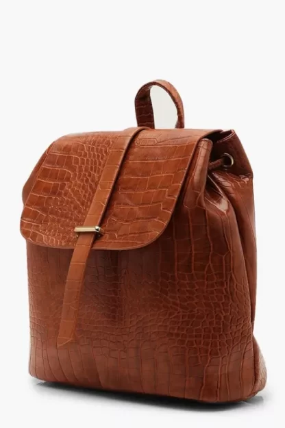 POF LUXURY FASHION WEARS - CROC TAB BACKPACK